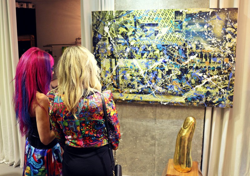 Suzi in Beirut at Vick Vanlian Showroom